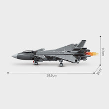 Load image into Gallery viewer, Sembo Block Kids Building Toys Boys Bricks Puzzle Men Gift Chinese Fighter Plane J-20 Model Home Decor 202241
