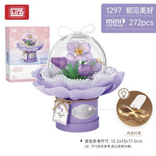 Load image into Gallery viewer, LOZ mini Blocks Kids Building Toys DIY Bricks Flower Bouquet Puzzle With Lighting Girls Women Lover Gift Home Decor 1297 1298 1299 1300
