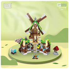 Load image into Gallery viewer, LOZ mini Blocks Kids Building Bricks Toys  Puzzle Windmill House Home Decor Gift 1050
