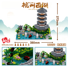 Load image into Gallery viewer, 3976pcs ZHEGAO mini Blocks Kids Building Bricks Toys Adult Puzzle Chinese Architecture Hangzhou West Lake Home Decor 8270

