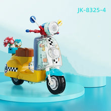 Load image into Gallery viewer, JAKI Blocks Kids Building Toys DIY Bricks Motorbike Vespa Model Puzzle Home Decor Girls Presents Women Gift 8325
