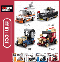 Load image into Gallery viewer, 4pcs/set Decool mini Blocks Kids Building Toys Vehicle Truck Model Puzzle Boys DIY Bricks Holiday Gift Home Decor 22079 22080 22081 22082
