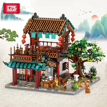 Load image into Gallery viewer, 2051pcs LOZ mini Blocks Kids Building Toys DIY Bricks Puzzle Ancient Chinese Restaurant 清明上河图 1058
