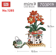 Load image into Gallery viewer, 1284 1285 LOZ mini Blocks Kids Building Toys DIY Bricks Puzzle Girls Gift Flowers Potted Plants Home Decor Women Holiday Gift

