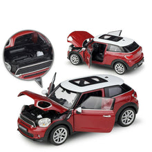 Load image into Gallery viewer, 1:24 Diecast Car Model For MINI Cooper S Paceman Alloy Static Display Mens Gift
