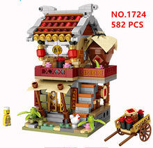 Load image into Gallery viewer, LOZ Stree mini Blocks Kids Building Toys Teens Puzzle Gift Chinatown 1722-1725
