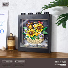 Load image into Gallery viewer, LOZ mini Blocks Kids Building Toys DIY Bricks Sunflower Sakura Tiger Decorative Painting Puzzle Girls Women Gift Home Decor 1907
