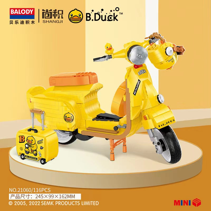 BALODY mini Blocks Kids Building Blocks Toys Motorcycle Bricks Puzzle Girls Holiday Gift Home Decor  21060