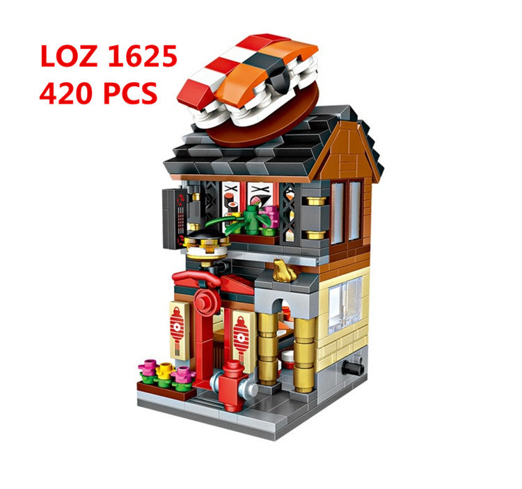 LOZ mini Stree Blocks Kids Building Toys Boys Gift Girls Puzzle 1625-28