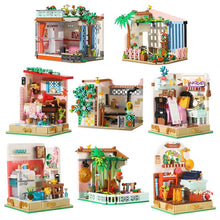 Load image into Gallery viewer, 2067 2068 2069 2070 2071 2072 2073 2074 Kids Building Blocks Bricks Girls Toys Puzzle Flower House Holiday Gift
