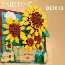 Load image into Gallery viewer, ZHEGAO mini Blocks Kids Building Toys DIY Bricks Girls Gift Painting Flowers Puzzle Home Decor 1013 1014 1015
