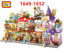 Load image into Gallery viewer, 4pcs/set LOZ mini Street Blocks Kids Building Toys Girls Boys Puzzle Teens Gift
