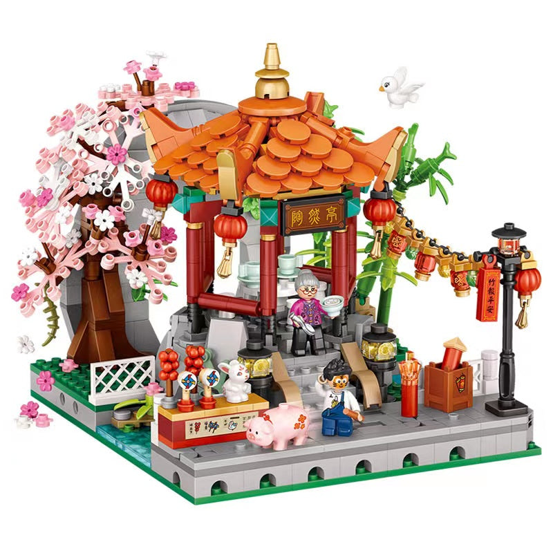 LOZ mini Blocks Kids Building Toys Adult Puzzle Chinese