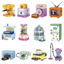 Load image into Gallery viewer, 12pcs/set Kids Building Blocks Toys DIY Bricks Toys MINI Home Appliances Puzzle Playing House Game Girls Gift  FC8274
