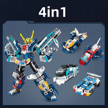 Load image into Gallery viewer, 4pcs/set Sembo Blocks Kids Building Toys DIY Bricks 4in1 Robot Warrior Puzzle Boys Gift 103302-103305
