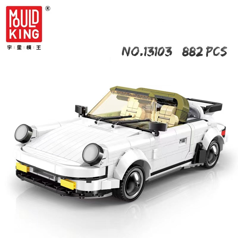 Mould King Blocks Kids Building Toys Adult MOC Bricks 911 Car Model Vehicle Boys Men Gift 13103