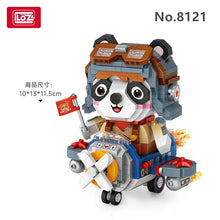 Load image into Gallery viewer, LOZ MINI Blocks Kids Building Toys DIY Bricks Girls Boys Gift Puzzle Panda Pilot 8121
