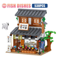 Load image into Gallery viewer, 00864 00865 00866 00867 00868 00869 ZG mini Blocks Kids Building Bricks Toys Girls Puzzle Japanese Snack Street no box

