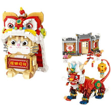 Load image into Gallery viewer, LOZ mini Blocks Kids Building Toys Lion Puzzle Chinese New Year Gift  9258 1931
