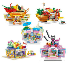 Load image into Gallery viewer, ZG 00839-843 mini Blocks Kids Building Toys Girls Puzzle Food Snack Bar no box
