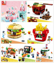 Load image into Gallery viewer, Sluban Blocks Kids Building Toys Girls Puzzle Teens Gift Food Court B0705 (no box)
