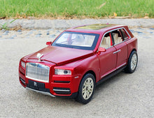 Load image into Gallery viewer, 1:/24 Diecast Alloy Sound&amp;Light Pull Back Car Model Toy ForRolls Royce Cullinan
