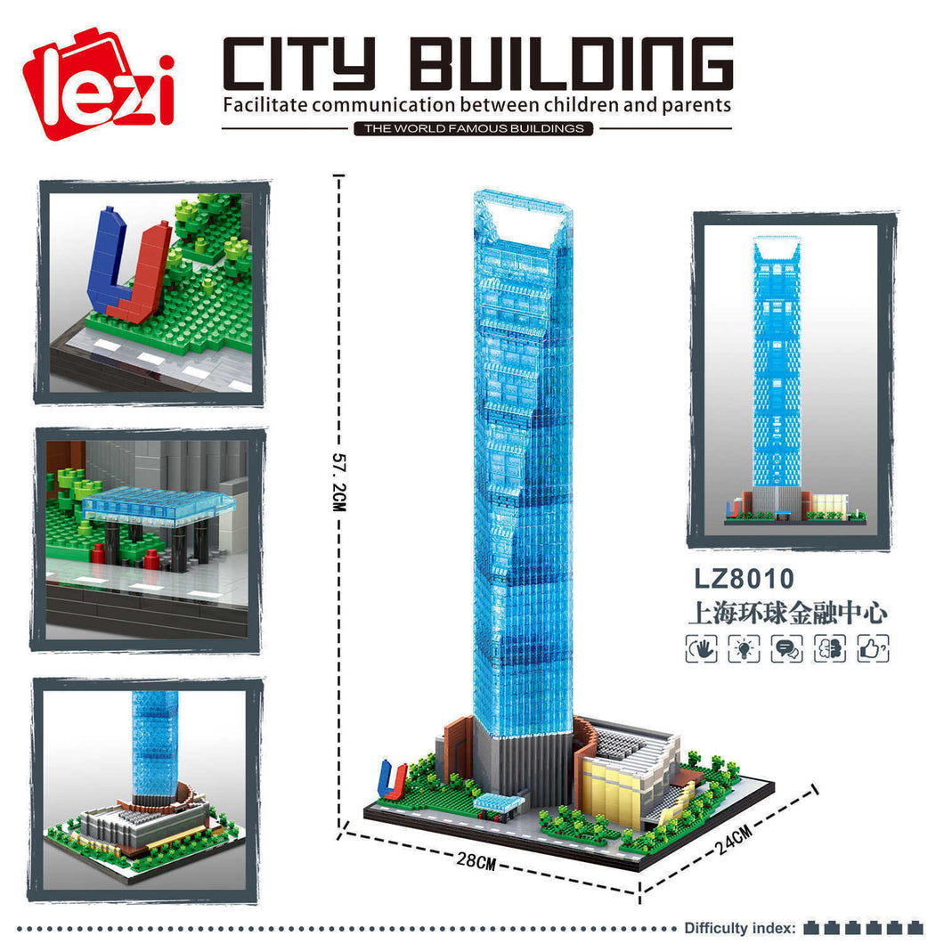 Lezi Blocks Teens Building Blocks Adult Toys mini Blocks Teens DIY Puzzle Architecture 8010 no box