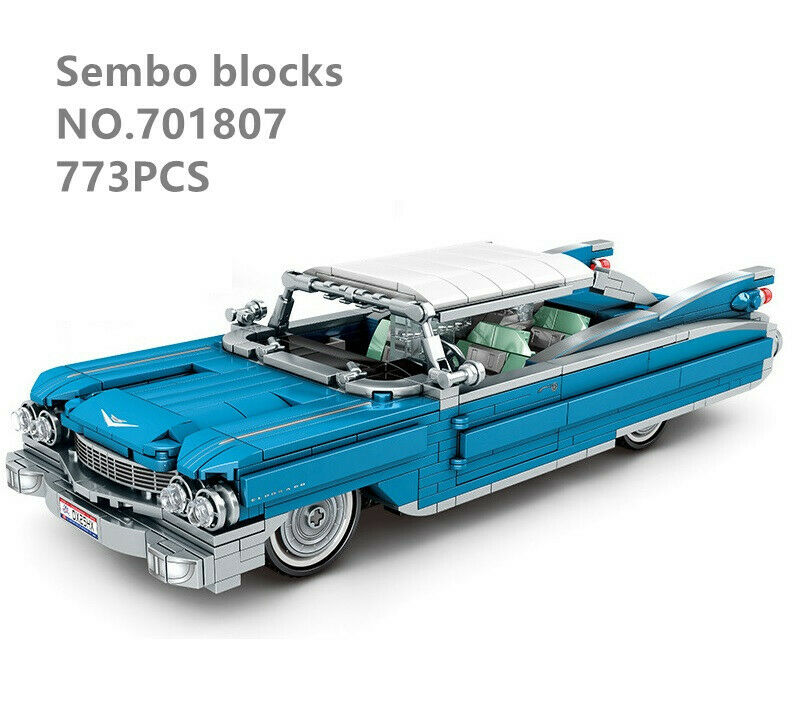 773pcs Teens Kids Building Toys Blocks Boy Puzzle Vintage Car Model Sembo 701807 no box