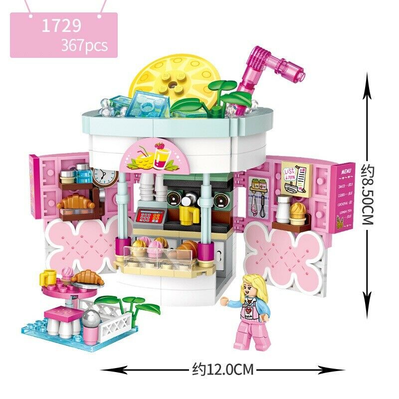 LOZ MINI Blocks Kids Building Toys Adult Puzzle Girls Gift Fast Food