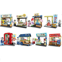 Load image into Gallery viewer, 8pcs/set Sembo Blocks Kids Building Toys Blocks Puzzle Snack Bar Gift 601078 no box
