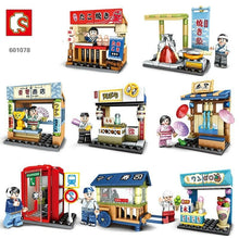 Load image into Gallery viewer, 8pcs/set Sembo Blocks Kids Building Toys Blocks Puzzle Snack Bar Gift 601078 no box

