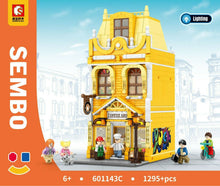 Load image into Gallery viewer, Sembo Kids Building Blocks Teens Toys Puzzle With Light Book Coffee Shop 601143 601144
