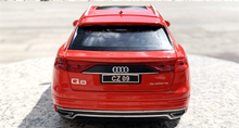 Load image into Gallery viewer, 1:/24 Scale Diecast Alloy Sound&amp;Light Pull Back Car Model Boys Toys For AUDI Q8
