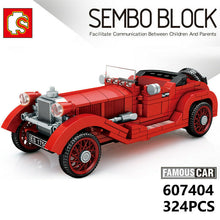 Load image into Gallery viewer, Sembo Kids Building Toys Boys Blocks Puzzle Vintage Car Model 607404 607405 607406 607407
