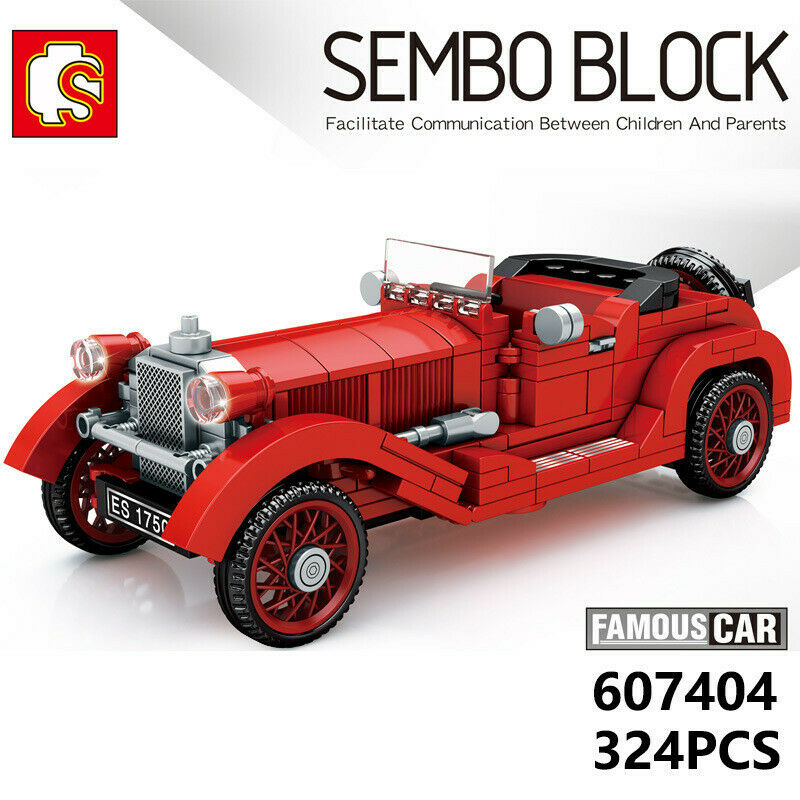 Sembo Kids Building Toys Boys Blocks Puzzle Vintage Car Model 607404 607405 607406 607407