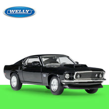 Load image into Gallery viewer, WELLY 1:24 For 1969 Ford Mustang BOSS 429 Diecast Car Model Alloy Static Display Mens Gift no box
