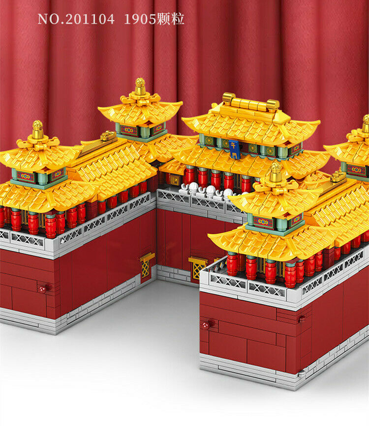 Sembo Blocks 201104 Kids Building Blocks Adult Toys Bookends Puzzle the Imperial Palace no box