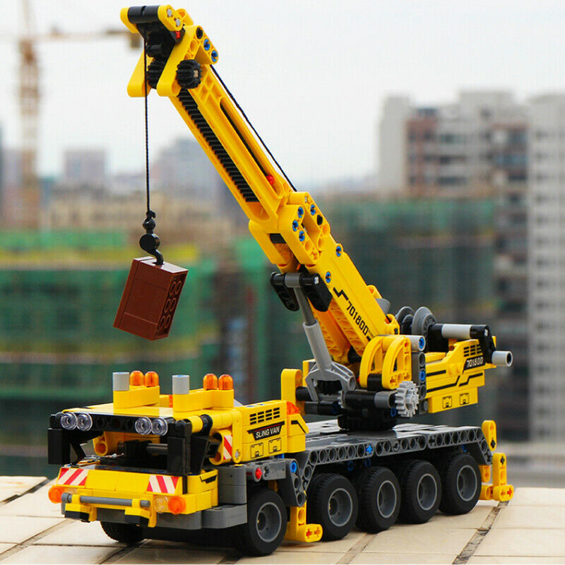 665pcs Sembo Blocks Mechanical Crane Teens Kids Building Toys Boys Puzzle 701800 no box