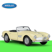 Load image into Gallery viewer, WELLY 1:24 Scale Diecast Alloy Car Model For BMW 507 Static Display Mens Gift
