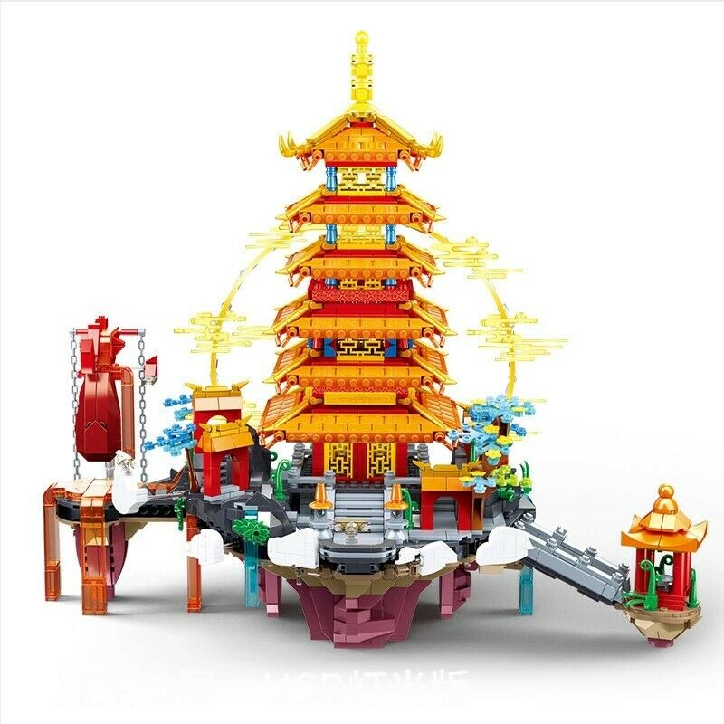 0938 Sluban Blocks Kids Building Toys Adult Puzzle Chinese 蓬莱仙 (no Box)