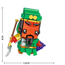Load image into Gallery viewer, 4pcs/set LOZ mini Blocks Kids Building Toys Boys Puzzle 三国 1453-1456
