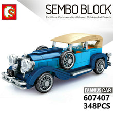 Load image into Gallery viewer, Sembo Kids Building Toys Boys Blocks Puzzle Vintage Car Model 607404 607405 607406 607407
