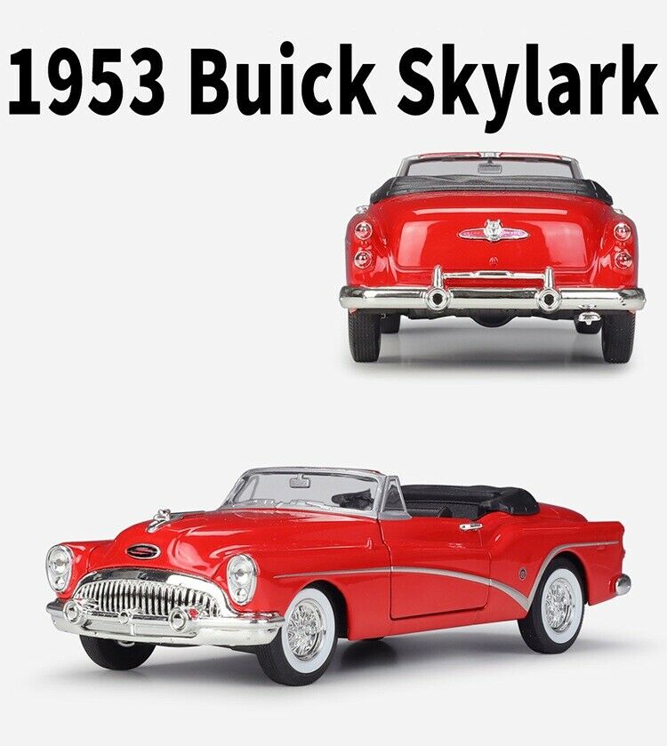 Welly 1:24 For 1953 Buick Skylark Diecast Alloy Static Car Model Mens Toys Gift