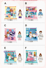 Load image into Gallery viewer, 6in1 Room Sluban Blocks Kids Building Toys Girls Puzzle Gift  B0757
