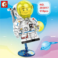 Load image into Gallery viewer, Sembo Blocks Astronaut Kids Building Toys Bricks Girls DIY Boys Puzzle Gift 203017 no box
