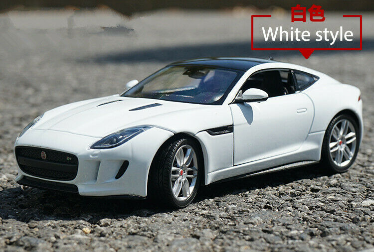 Welly 1:24 Diecast  Alloy Car Model Collection Men white For JAGUAR F-Type Coupe