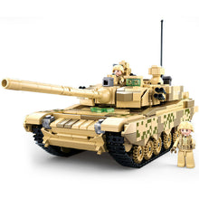 Load image into Gallery viewer, 893pcs Sluban Blocks Kids Building Toys Boys Puzzle 99A Tank Model 2in1 B0790 (no box)
