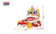 Load image into Gallery viewer, 16223 BALODY mini Blocks Teens Building Toys Adult Puzzle Chinese Style Lion
