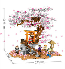 Load image into Gallery viewer, Sembo Blocks Girls Building Toys Sakura Puzzle With Lighting 601076 no box
