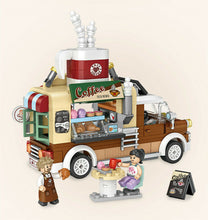 Load image into Gallery viewer, LOZ mini Blocks Kids Building Toys Grils Puzzle Fast Food Cart 1737-1740
